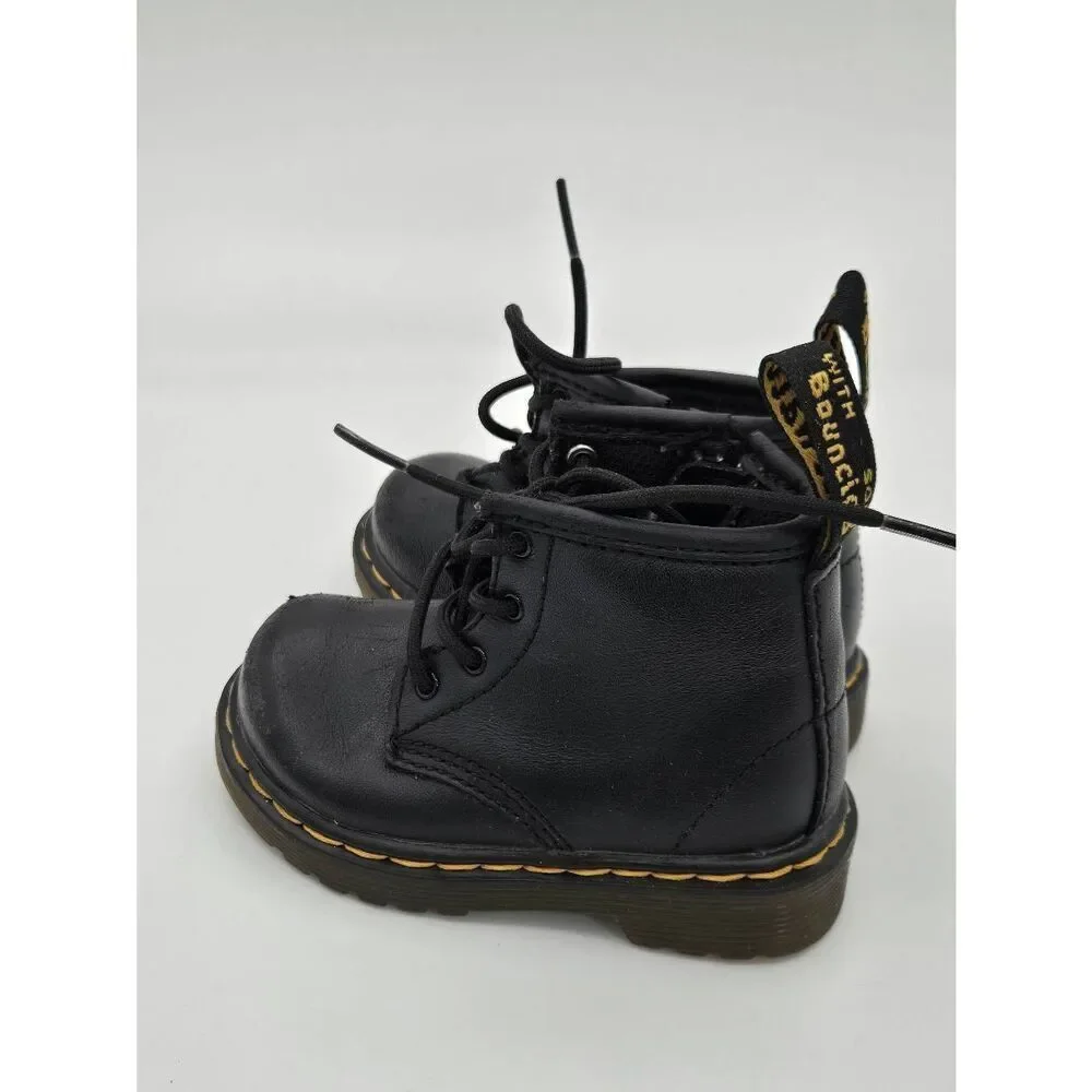 Dr Martens Toddler 1460 Black Boots Size 5